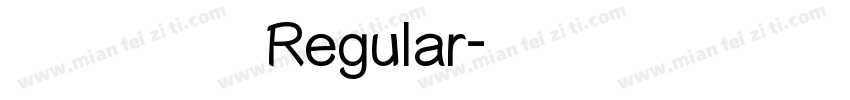 点阵宋体 Regular字体转换